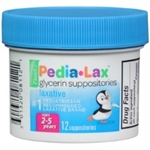 Fleet Pedia-Lax Glycerin Suppositories for Ages 2-5 12 Suppositories 