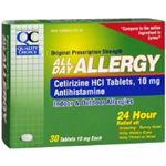 Quality Choice All Day Allergy 30 Tablets of 10 mg each 