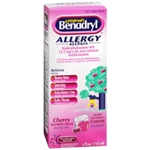 Children's Benadryl Allergy Cherry Flavor 4 fl oz 