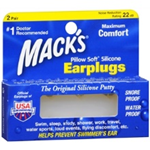 Mack's Pillow Soft Silicone Earplugs (2 Pairs)