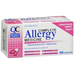 Quality Choice Allergy Relief 100 Capsules 