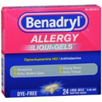 Benadryl Allergy Liqui-gels 24 count 