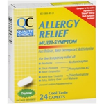 Quality Choice Allergy Multi-Symptom 24 Cool Taste Caplets