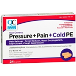 Quality Choice Pressure + Pain + Cold PE 24 Caplets 