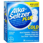 ALKA-SELTZER PLUS 36 TABLETS