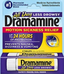 Dramamine All Day Less Drowsy 8 Tablets 