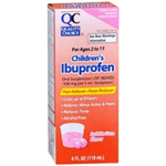 Quality Choice Children's Ibuprofen Bubble Gum Flavor 4 fl oz 