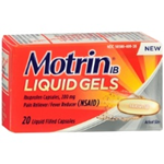 Motrin IB 20 Liquid Filled Capsules 