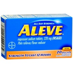 Aleve 220 mg 20 Gel Caps 