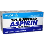 Tri-Buffered Aspirin 325mg 100 Tablets 