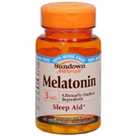 Sundown Naturals Melatonin 3 mg 120 Tablets 