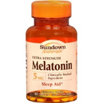 Sundown Naturals Extra Strength Melatonin 5 mg 90 Tablets 