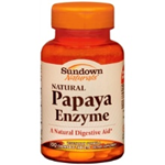 Sundown Naturals Papaya Enzyme 100 Tablets 
