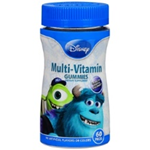 Disney Monsters Multi-Vitamin Gummies 60 Pieces 