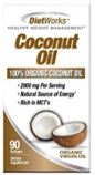 Diet Works Coconut Oil 90 Softgels 