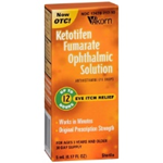 Akorn Ketotifen Fumarate Ophthalmic Solution Eye Itch Relief 5 ml 