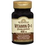 WINDMILL VITAMIN D-3 400 IU  100 TABLETS