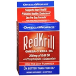 OmegaWorks RedKrill Omega-3 Krill Oil (60 Softgels)
