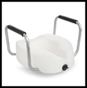 Invacare Rasied Toilet Seat with Arms 