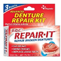 D.O.C Repair-It Advanced Denture Repair Kit 3 count 