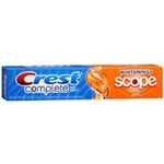 Crest Complete Whitening + Scope Citrus Splash Toothpaste 6.2 oz 