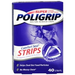 Super Poligrip Denture Adhesive Strips 40 count 