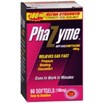Phazyme Anti-Gas Simethicone 180 mg 60 soft gels 
